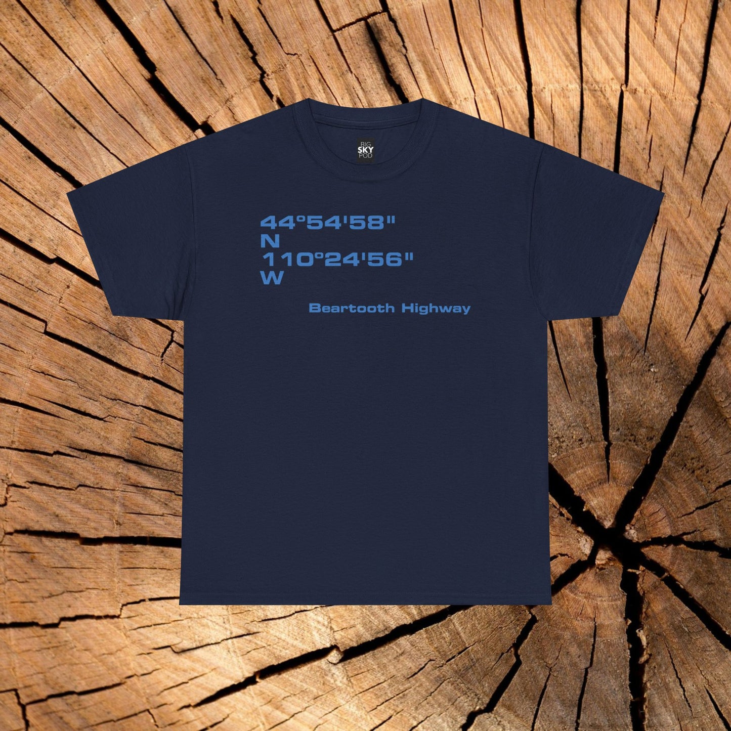 Beartooth Highway End Coordinates t-shirt (US)