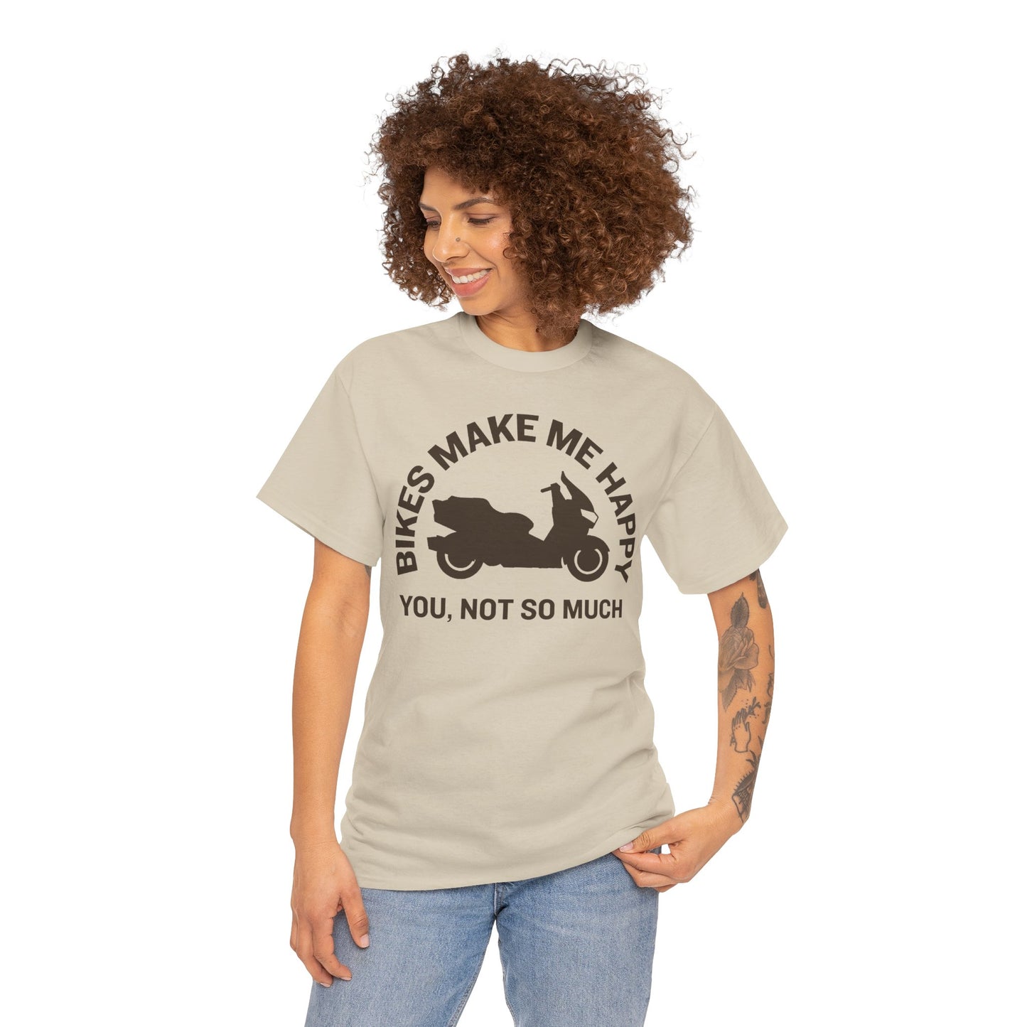 Bikes Make Me Happy Maxi t-shirt (US)