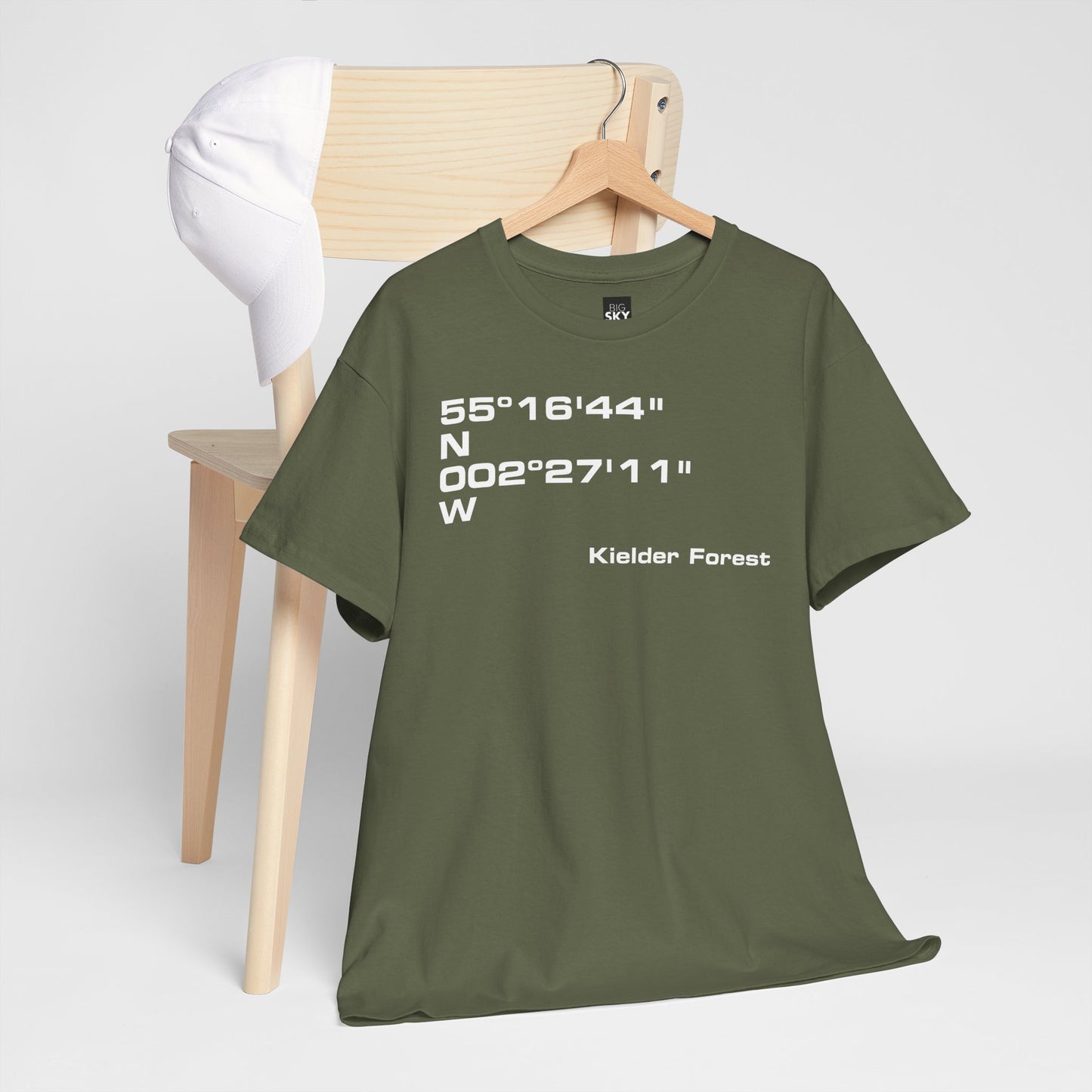 Kielder Forest Coordinates t-shirt (US)