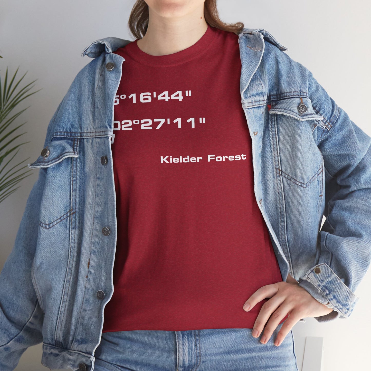 Kielder Forest Coordinates t-shirt (US)