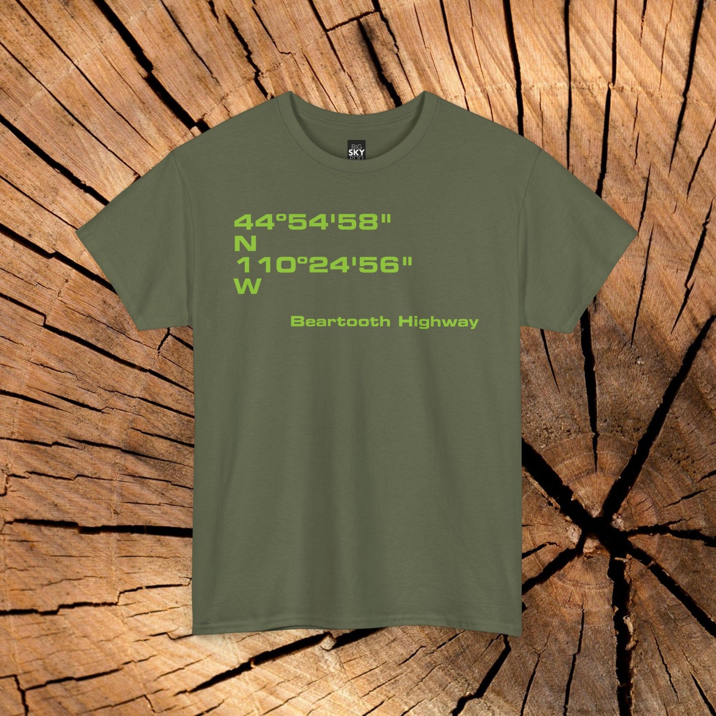 Beartooth Highway End Coordinates t-shirt (US)