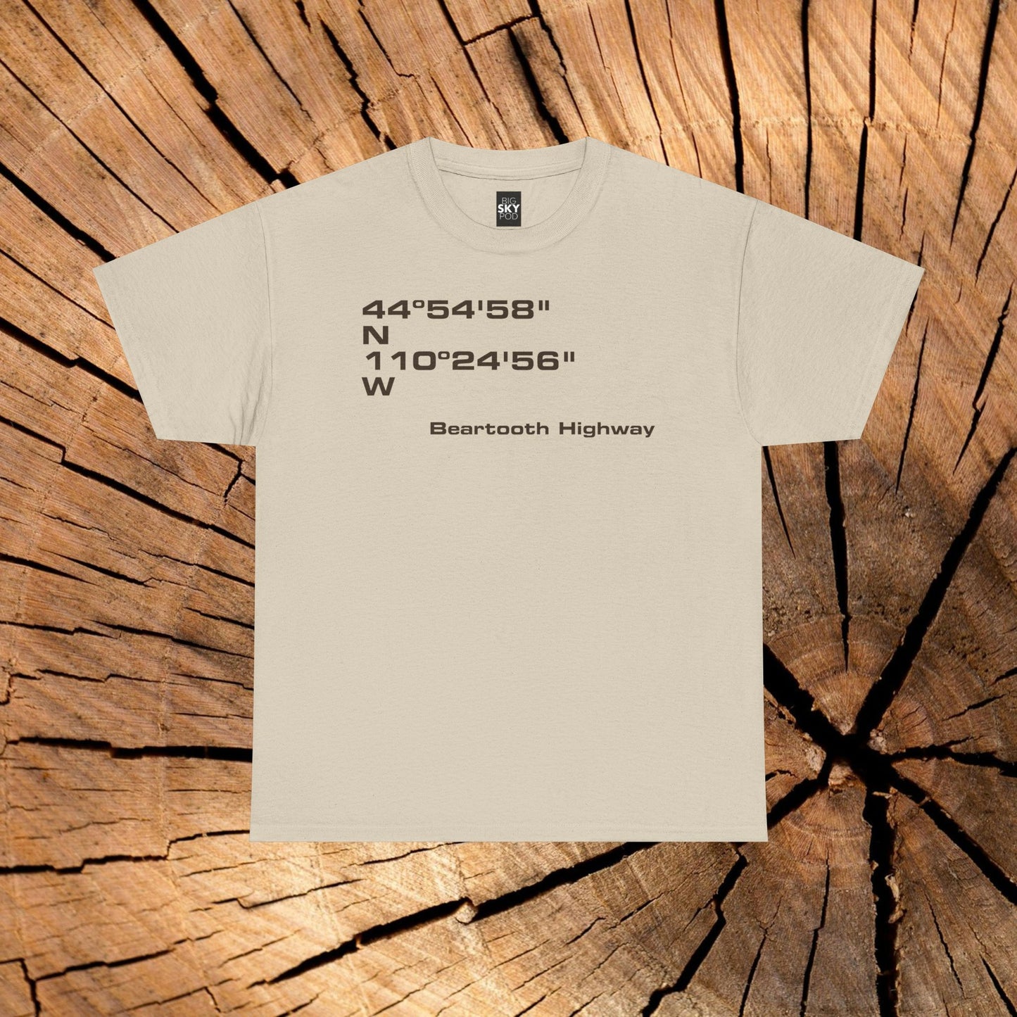 Beartooth Highway End Coordinates t-shirt (US)