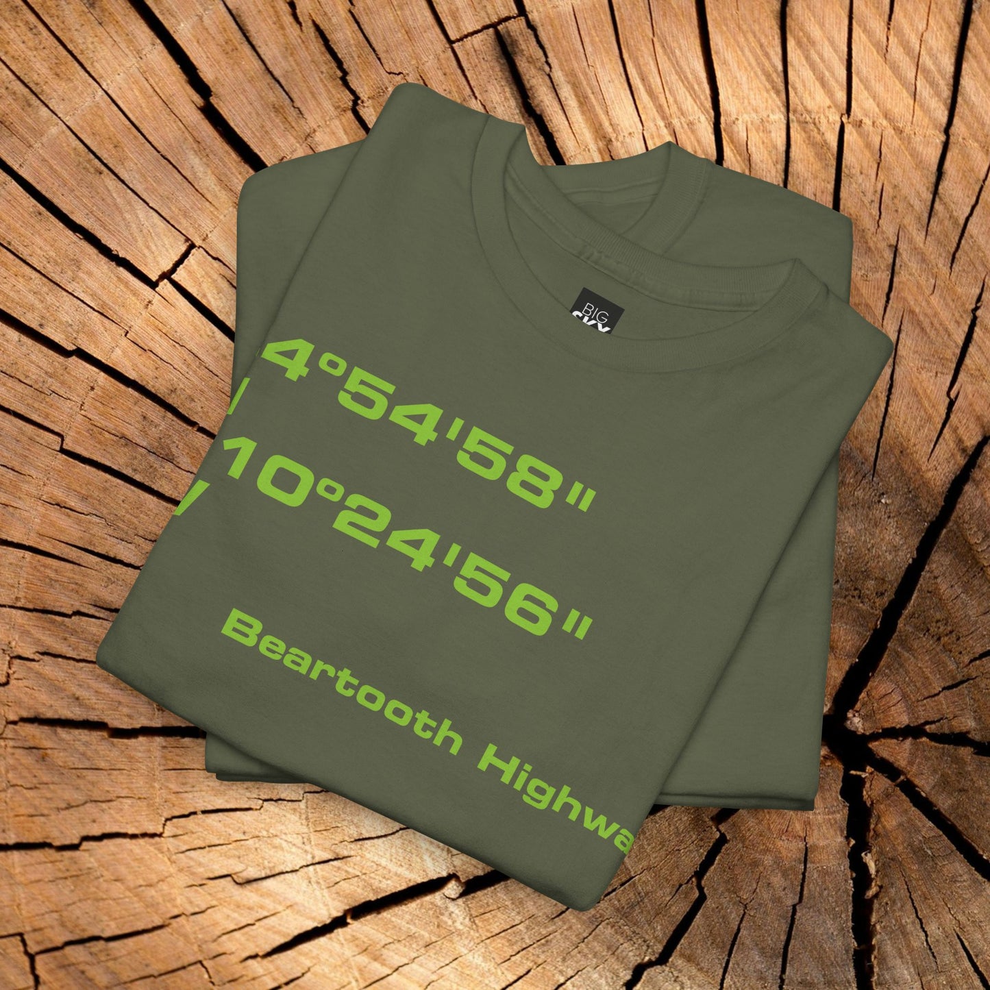Beartooth Highway End Coordinates t-shirt (US)