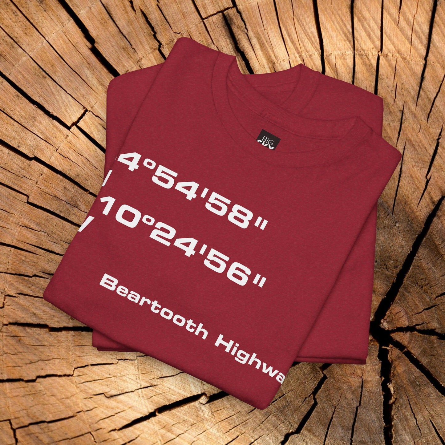Beartooth Highway End Coordinates t-shirt (US)