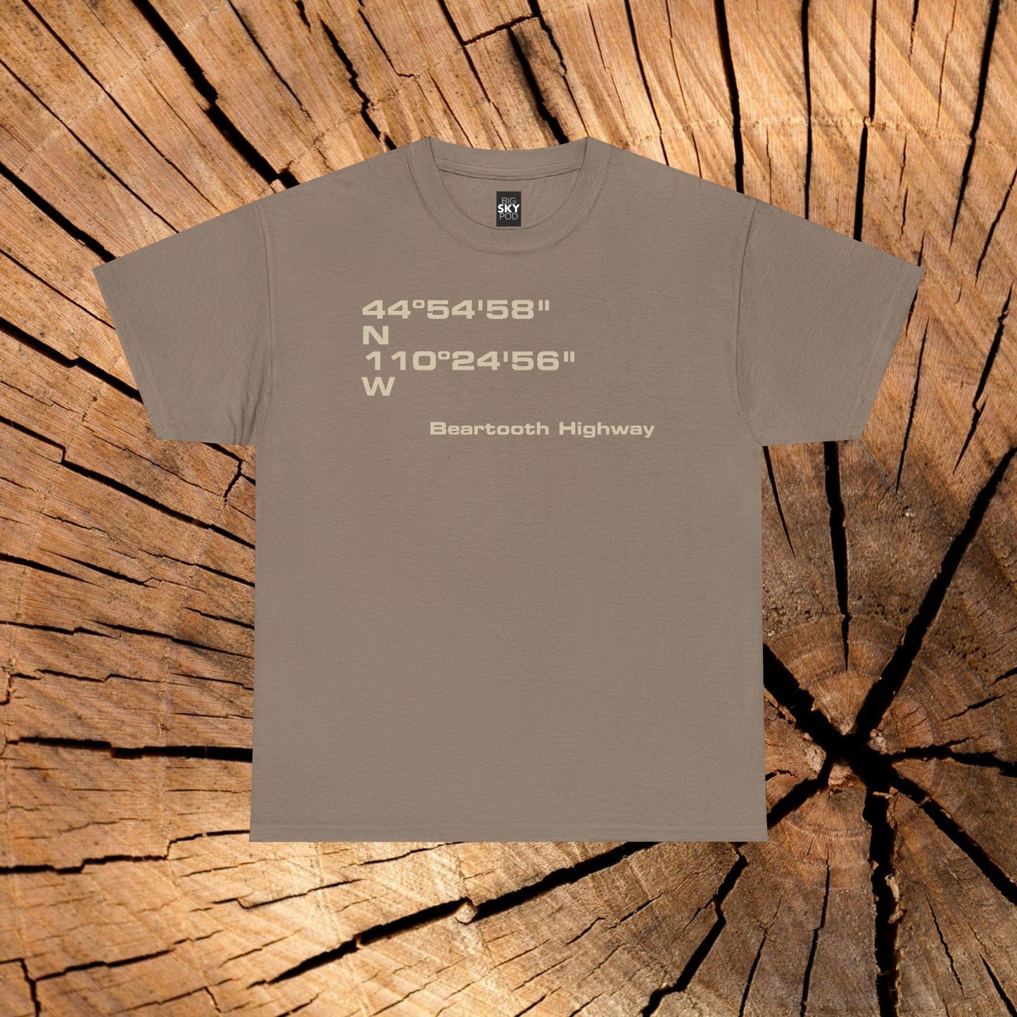 Beartooth Highway End Coordinates t-shirt (US)