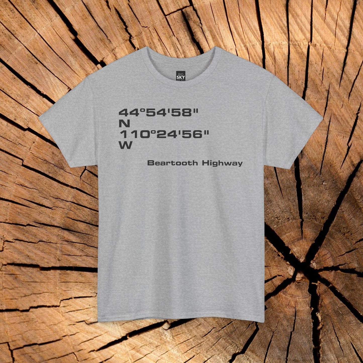 Beartooth Highway End Coordinates t-shirt (US)