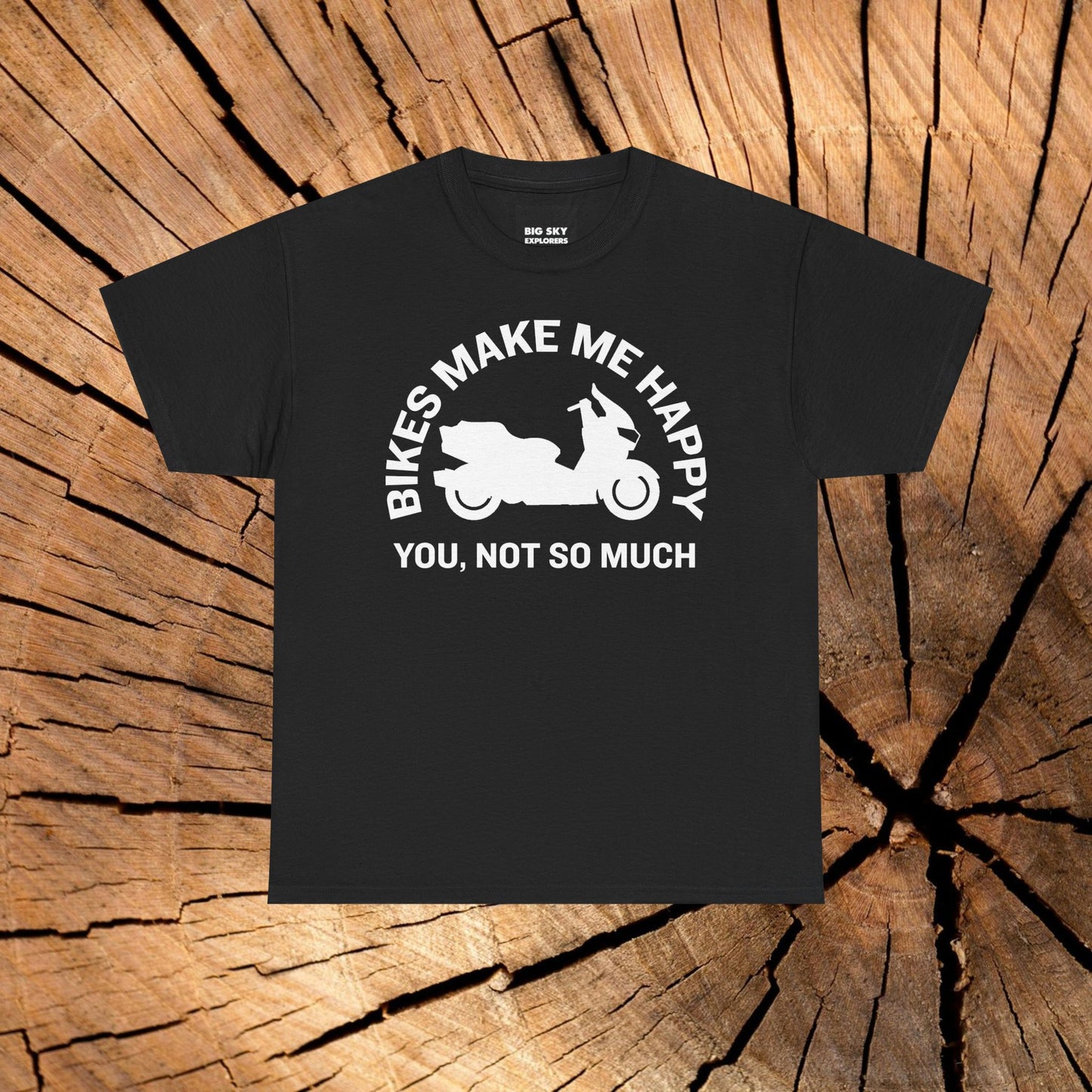 Bikes Make Me Happy Maxi t-shirt (US)