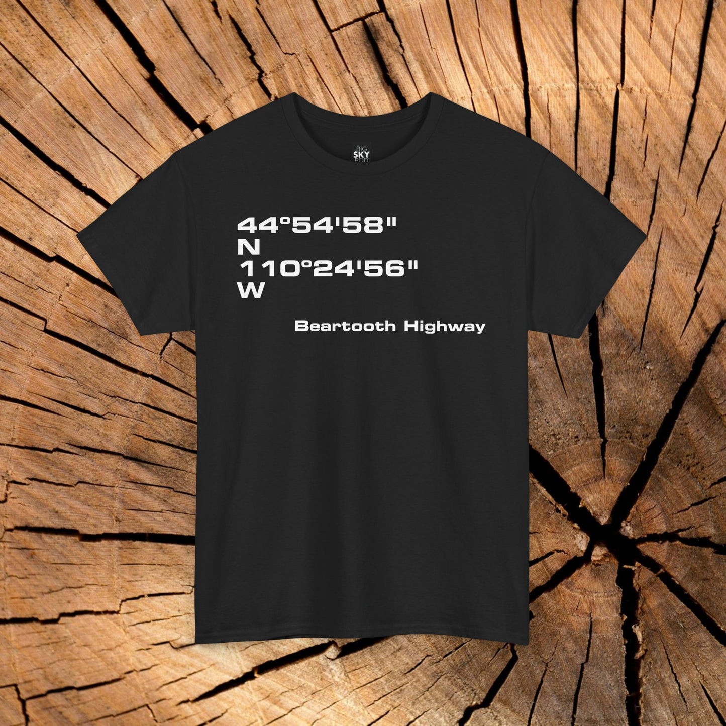 Beartooth Highway End Coordinates t-shirt (US)