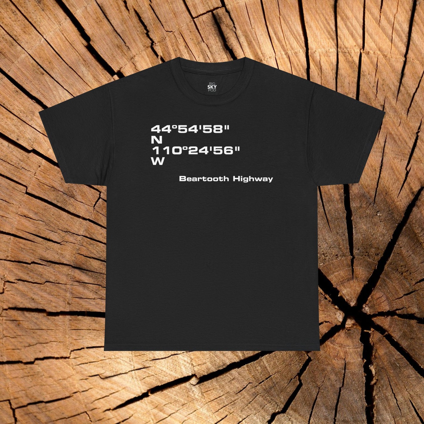 Beartooth Highway End Coordinates t-shirt (US)