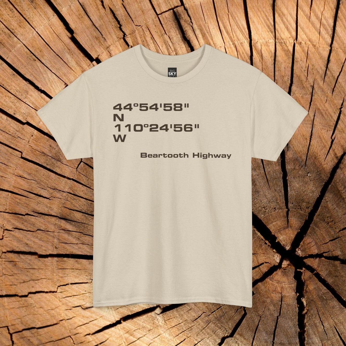 Beartooth Highway End Coordinates t-shirt (US)