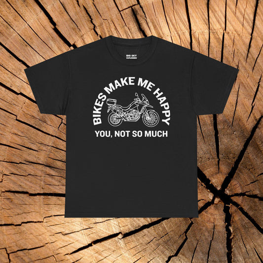 Bikes Make Me Happy ADV 3 t-shirt (US)
