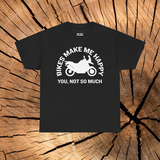 Bikes Make Me Happy ADV 2 t-shirt (US)