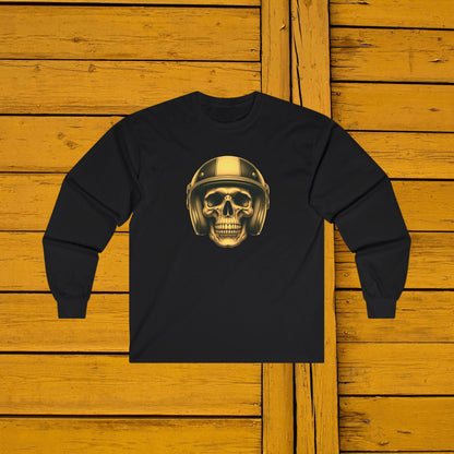 Yellow Skull Long Sleeve Tee