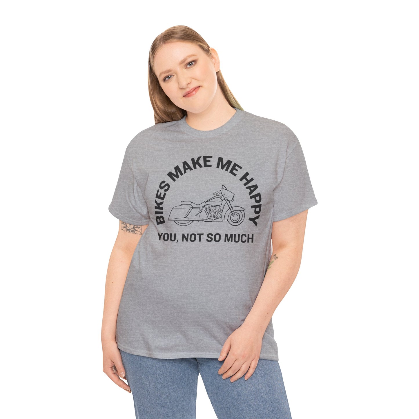 Bikes Make Me Happy Harley 4 t-shirt (US)