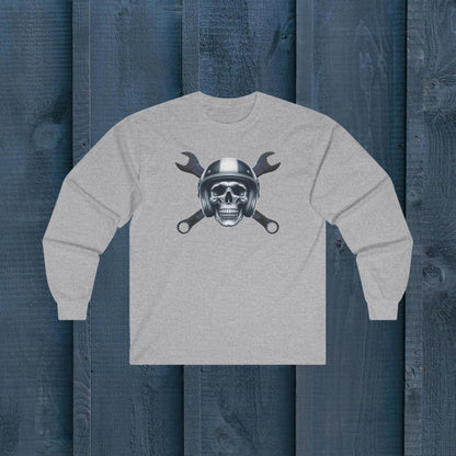 Steel Spanner Skull Long Sleeve Tee