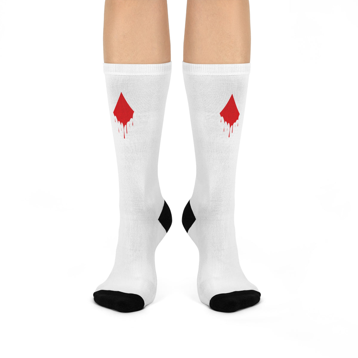 Cushioned Melting Ace of Diamonds socks