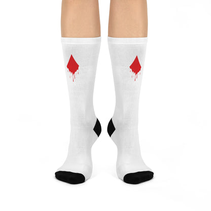 Cushioned Melting Ace of Diamonds socks