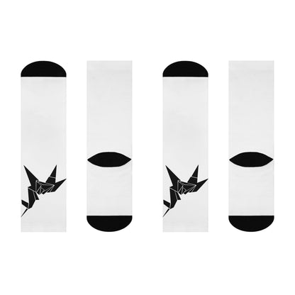 Cushioned Unicorn socks - black on white