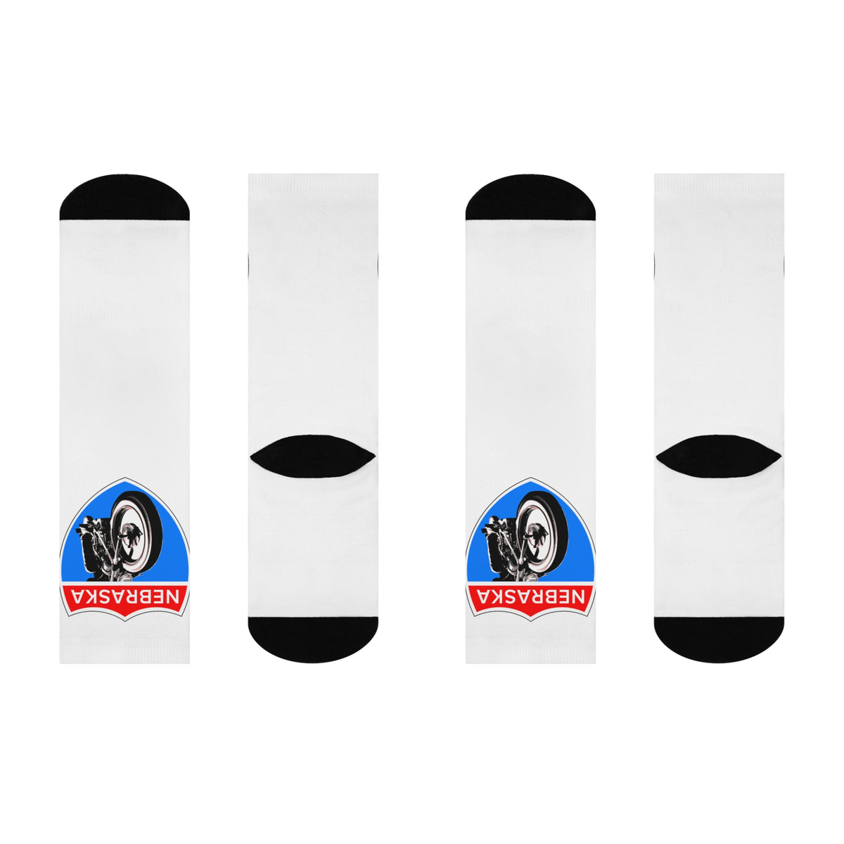 Cushioned Nebraska Highway Cruising socks