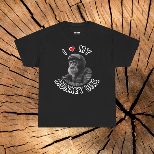 I Love my Monkey Bike t-shirt (US)
