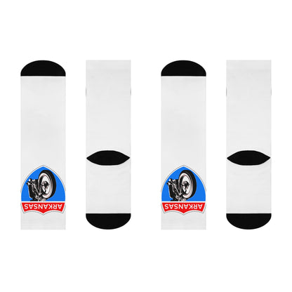 Cushioned Arkansas Highway Cruising socks