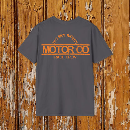 Orange Tracks tee