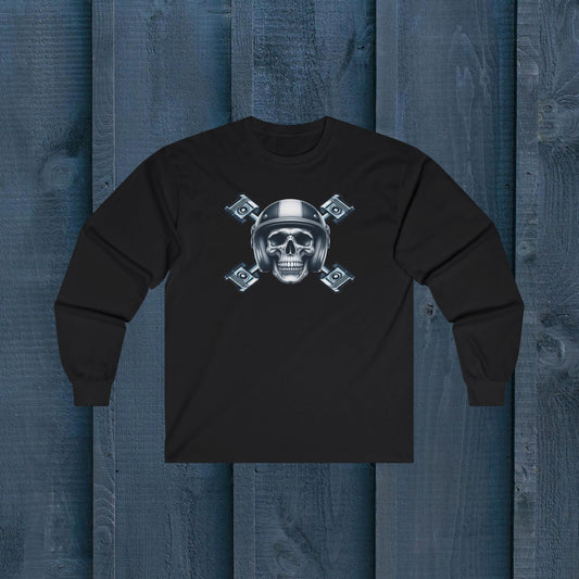 Steel Piston Skull Long Sleeve Tee