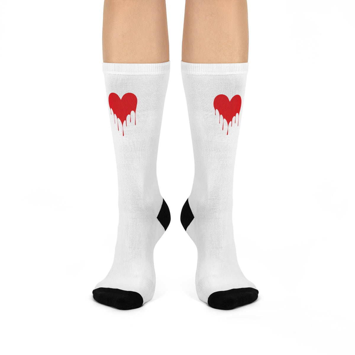 Cushioned Melting Ace of Hearts socks
