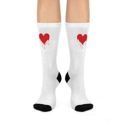 Cushioned Melting Ace of Hearts socks