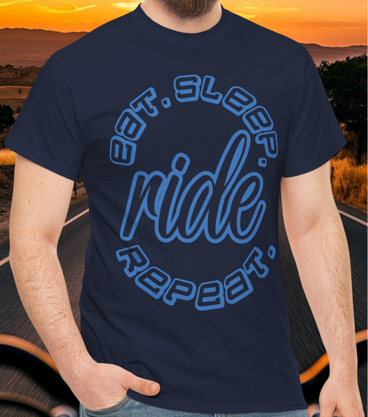 eat sleep RIDE repeat t-shirt (US)