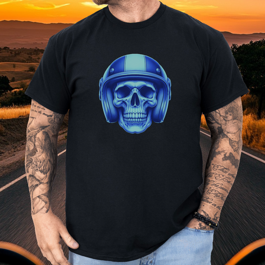 Blue Skull t-shirt (US)