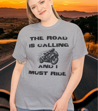 The Road (bike) is Calling t-shirt (US)