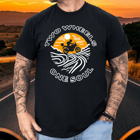 Two Wheels, One Soul t-shirt (US)