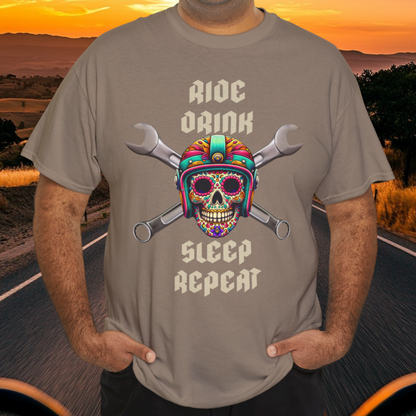 Ride Drink Sleep Repeat t-shirt (US)