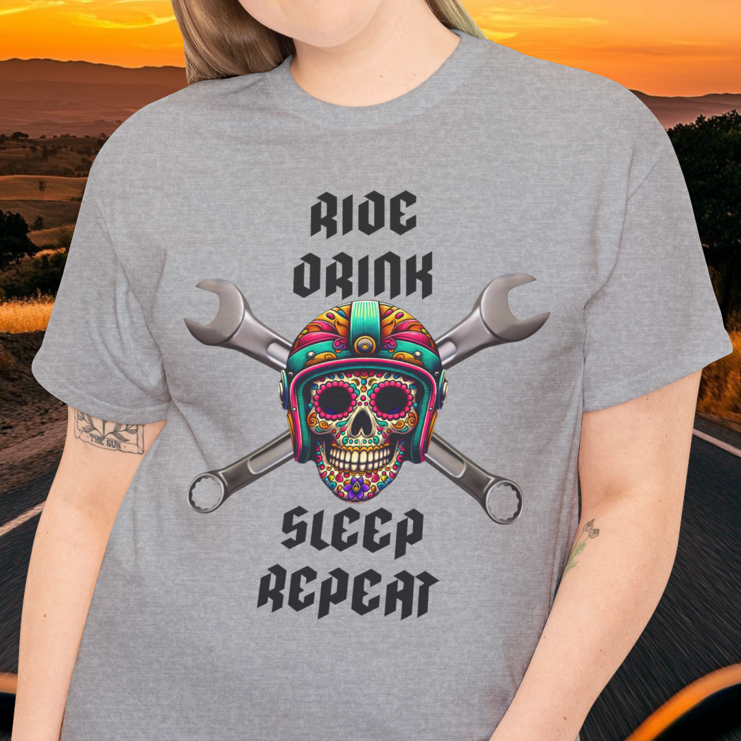 Ride Drink Sleep Repeat t-shirt (US)