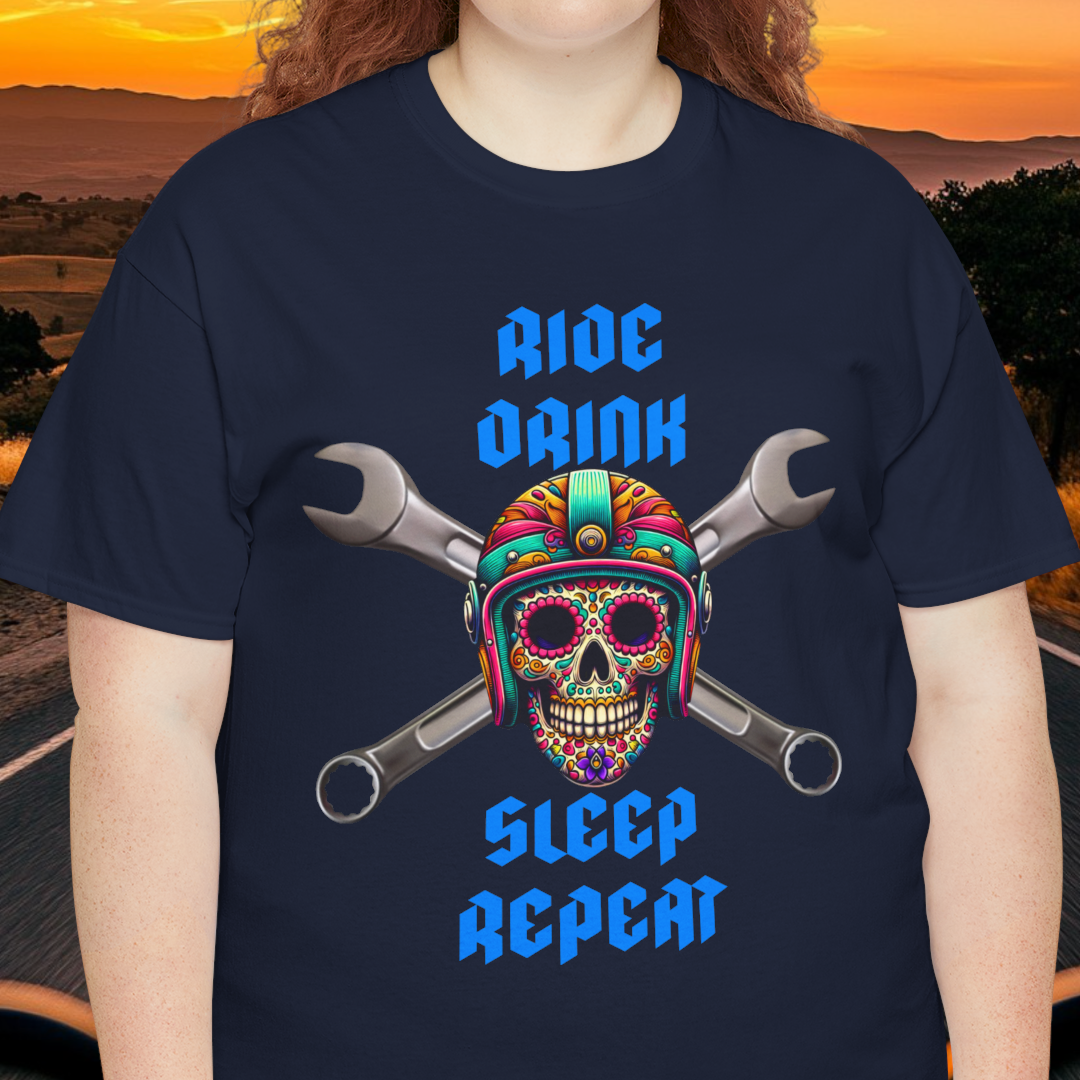 Ride Drink Sleep Repeat t-shirt (US)