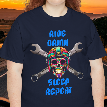 Ride Drink Sleep Repeat t-shirt (US)