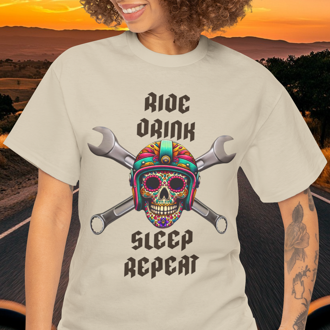 Ride Drink Sleep Repeat t-shirt (US)