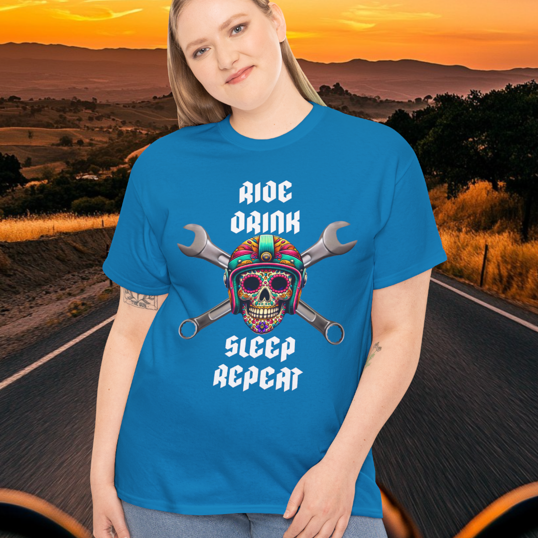 Ride Drink Sleep Repeat t-shirt (US)