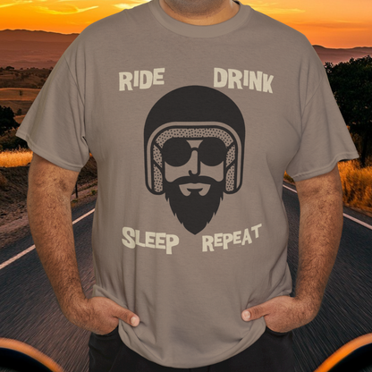 Ride Drink Sleep Repeat t-shirt V2 (US)