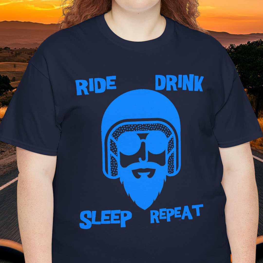 Ride Drink Sleep Repeat t-shirt V2 (US)