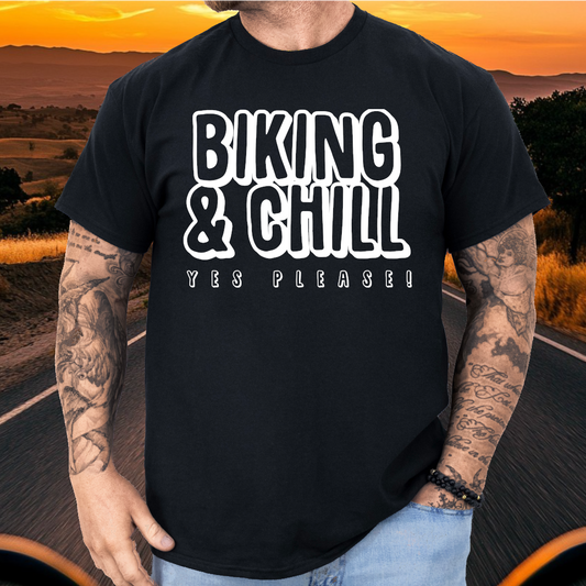 Biking & Chill t-shirt V2 (US)