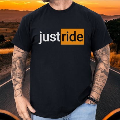 Just Ride (P*rn Hub logo) t-shirt (US)