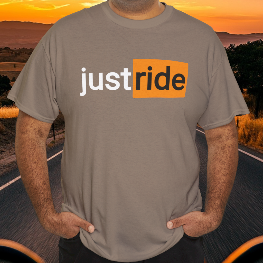 Just Ride (P*rn Hub logo) t-shirt (US)