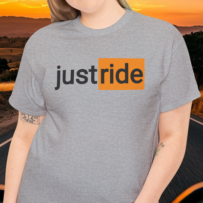 Just Ride (P*rn Hub logo) t-shirt (US)