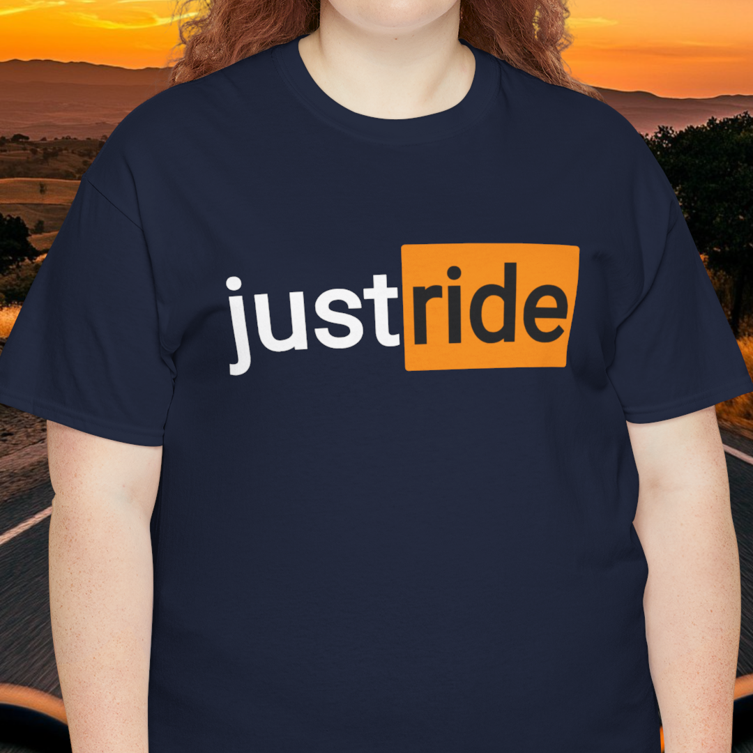 Just Ride (P*rn Hub logo) t-shirt (US)