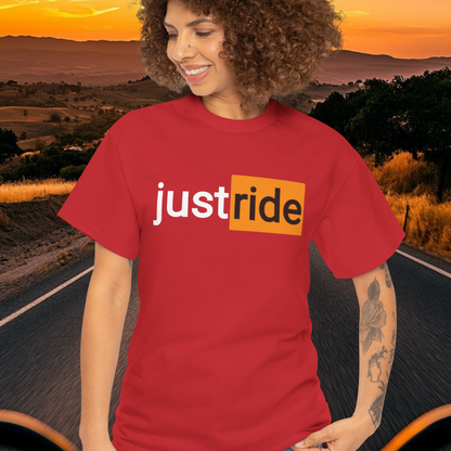 Just Ride (P*rn Hub logo) t-shirt (US)