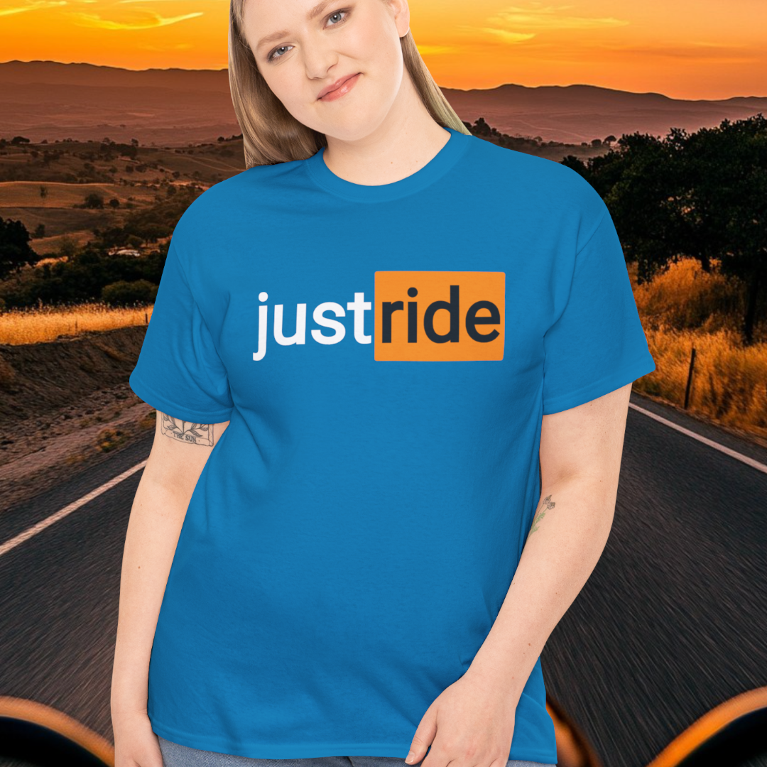 Just Ride (P*rn Hub logo) t-shirt (US)