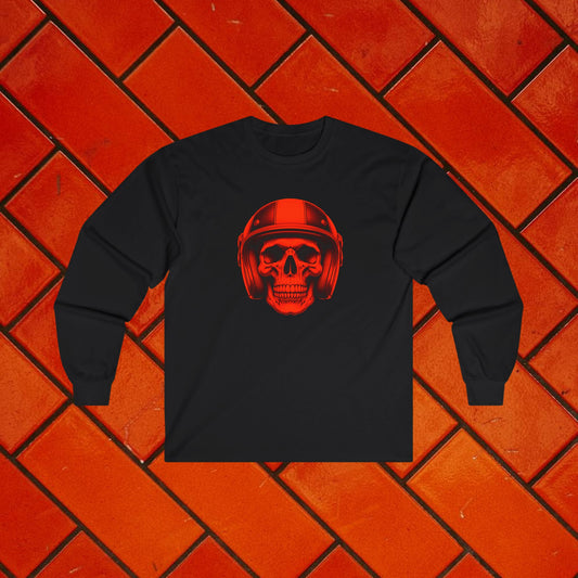 Red Skull Long Sleeve Tee