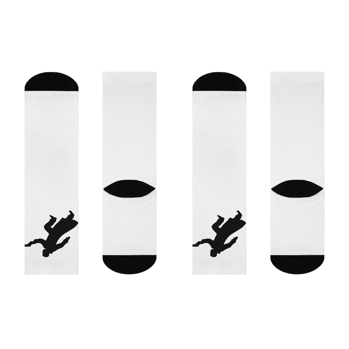 Cushioned Deckard - black on white